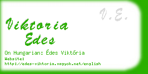 viktoria edes business card