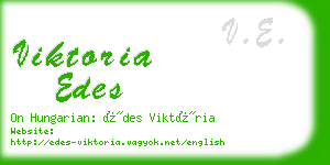 viktoria edes business card